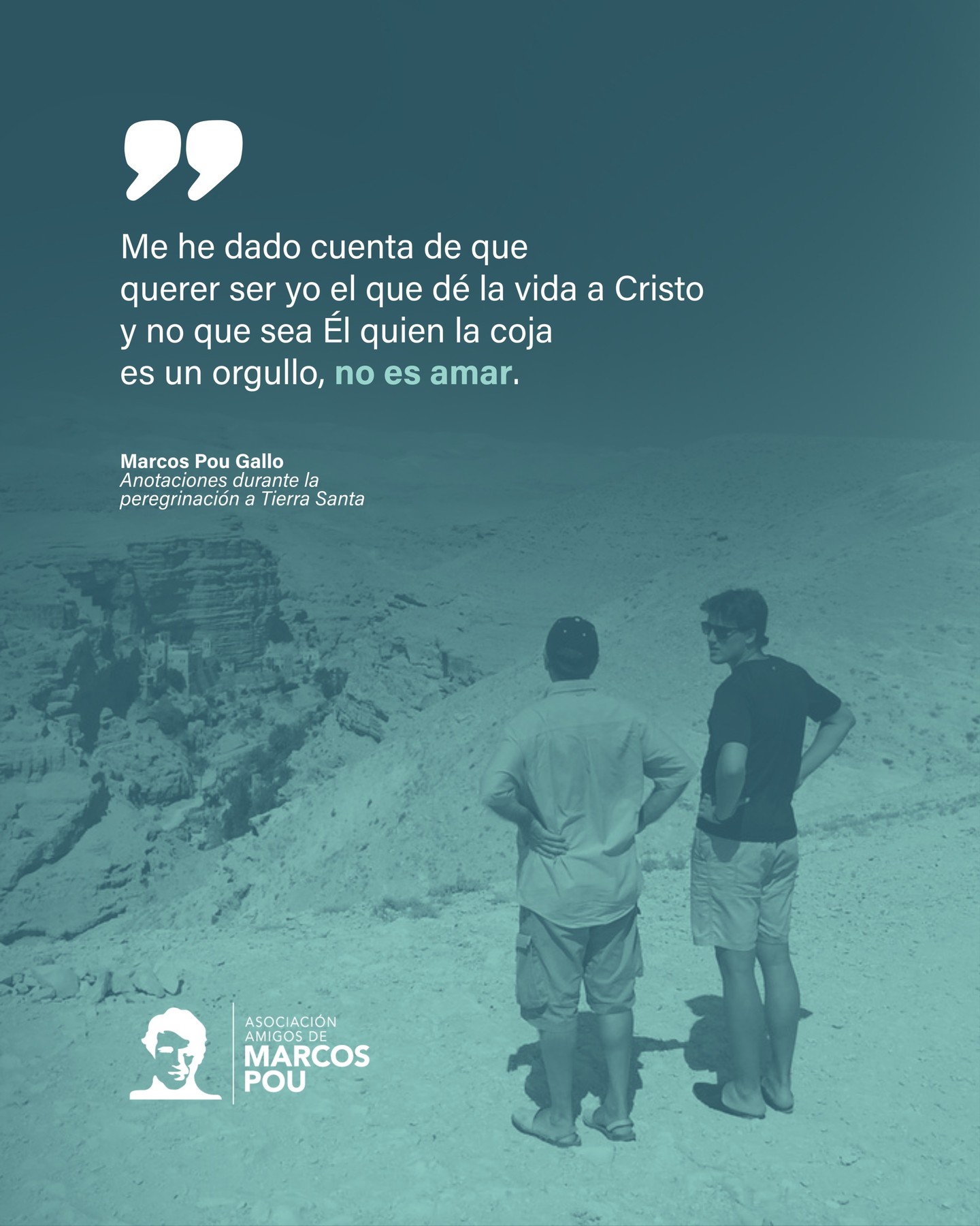 Una anotación de Marcos en su peregrinación a Tierra Santa