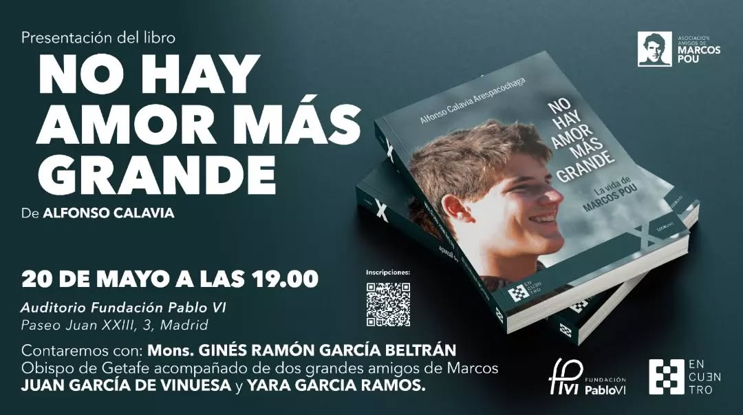 Presentación en Madrid del libro «No hay amor más grande», sobre la vida de Marcos